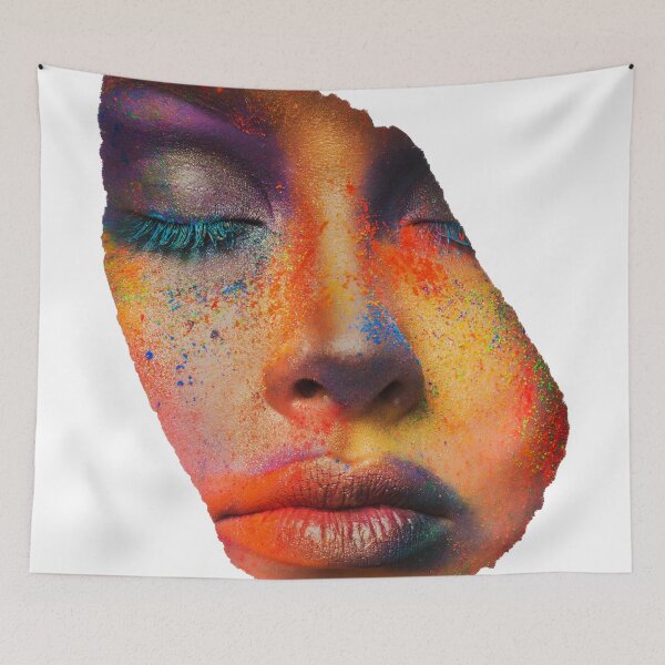 Item preview, Colorful Fashion Girl Face Makeup designed and sold by JTS STORE.