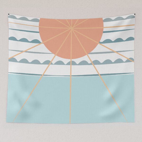 Item preview, Sunset, sea,.2. sun, sun-art, beach,  spring, ocean, sunart, summer, vector. designed and sold by PrintedDreams.
