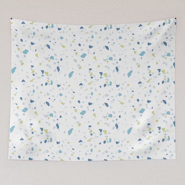 Item preview, Terrazzo Blue and Lime 2 designed and sold by hellcom.