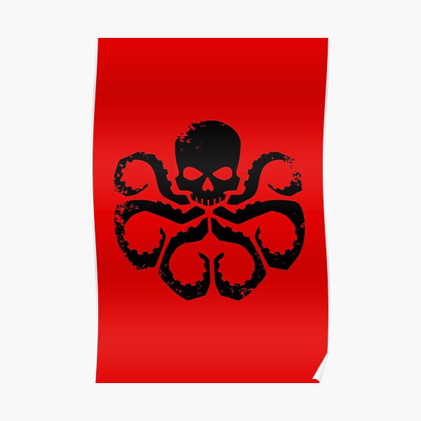 Badge HYDRA - Noir Poster
