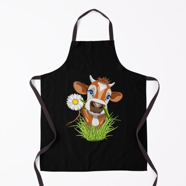 Item preview, jersey cow in grass designed and sold by lhousshop.