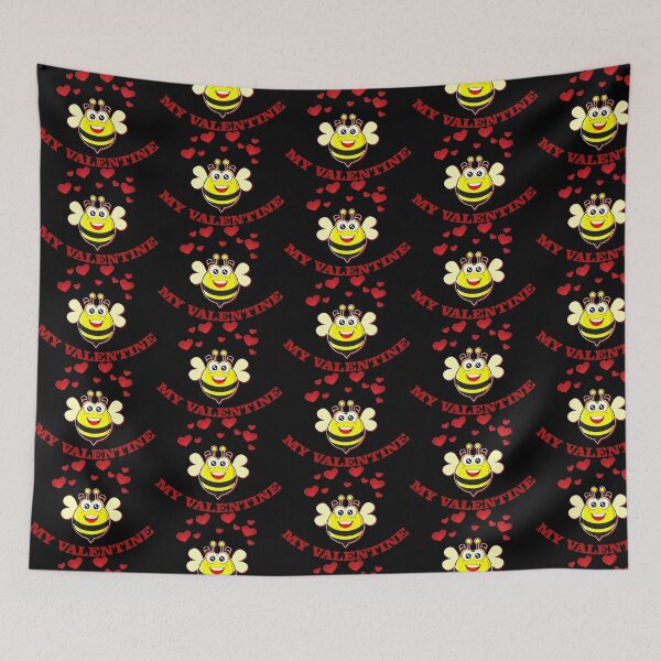 Item preview, Cute Bee My Valentine designed and sold by Type-Design.