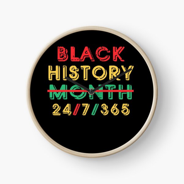 Black History Month Clocks Redbubble