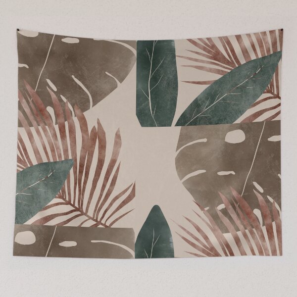 Item preview, Boho Tropical Leaf Motif designed and sold by Gallerisa.