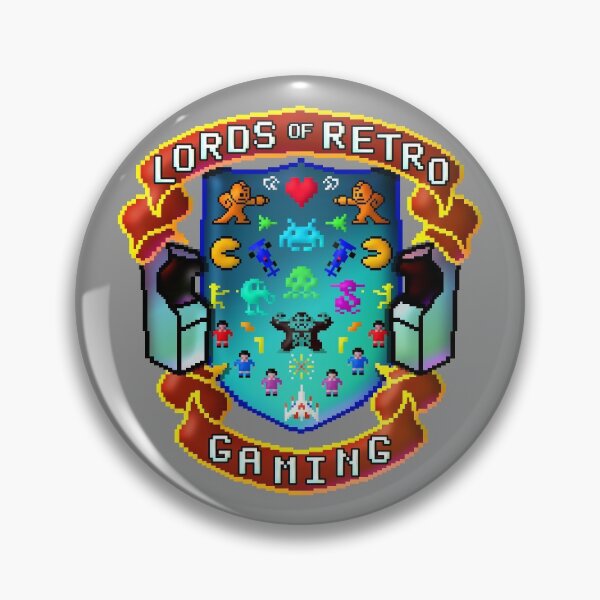 Artikelvorschau, LORDS of RETRO GAMING EMBLEM entworfen und verkauft von THE FEZZLER.