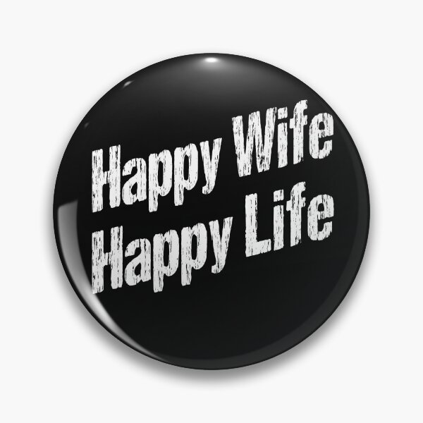 Item preview, happy wife happy life - partner motif man designed and sold by TshirtFuchs.
