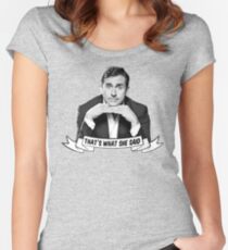 Camiseta entallada de cuello redondo Michael Scott - "Eso es lo que ella dijo"