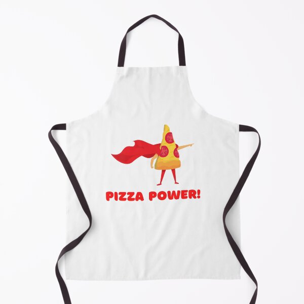 Item preview, Pizza Power! (White) designed and sold by GoodMoodFood.
