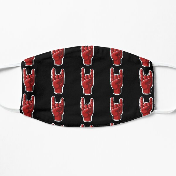 Mano Cornuta Flat Mask