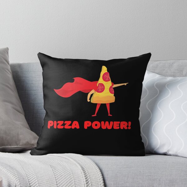 Item preview,  Pizza Power! (Black) designed and sold by GoodMoodFood.