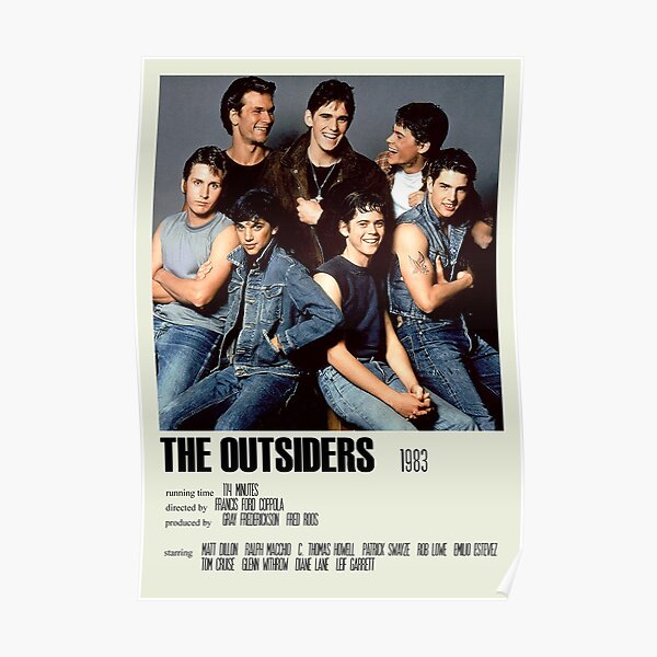 The Outsiders Alternative Poster Art Movie Large (4) Poster
