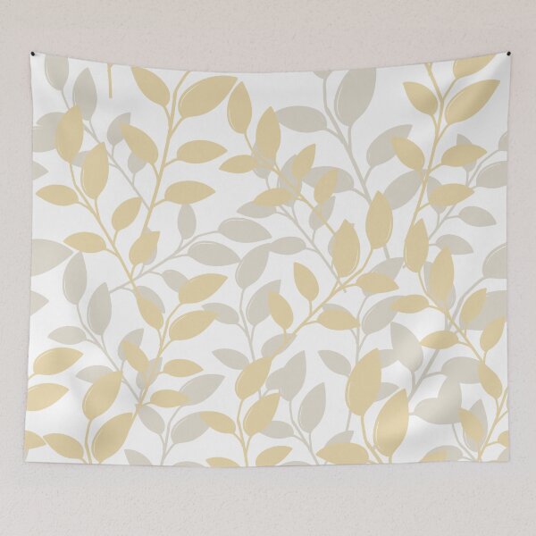 Item preview, gold and grey leaves designed and sold by SaturnO27.
