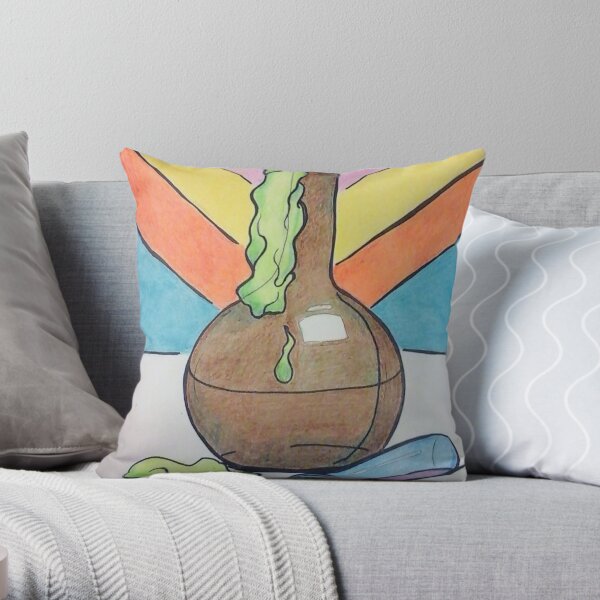 Beaker Throw Pillow