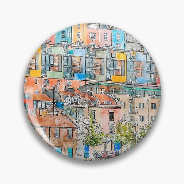 Item preview, Bristol Harbour Landmark, Bristol Architecture Poster  designed and sold by LandmarkPrints.