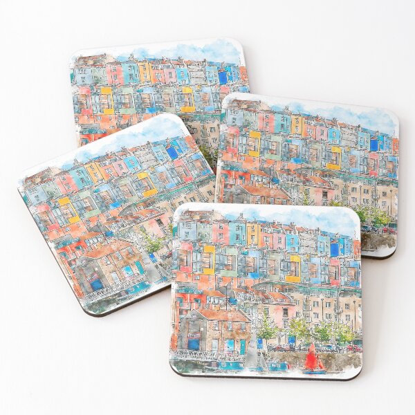 Item preview, Bristol Harbour Landmark, Bristol Architecture Poster  designed and sold by LandmarkPrints.