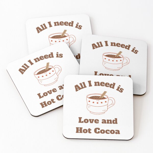 Item preview, ALL I NEED IS LOVE AND HOT COCOA designed and sold by 30-Merch.