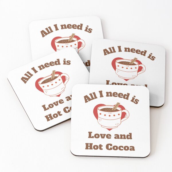 Item preview, ALL I NEED IS LOVE AND HOT COCOA designed and sold by 30-Merch.