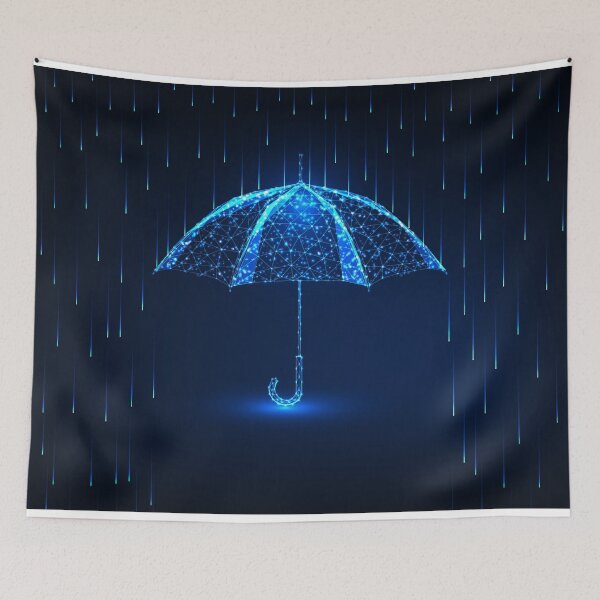 Item preview, Growing Blue Light Umbrella designed and sold by JTS STORE.