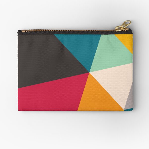 Colourful Geometric Triangles (2012) Zipper Pouch