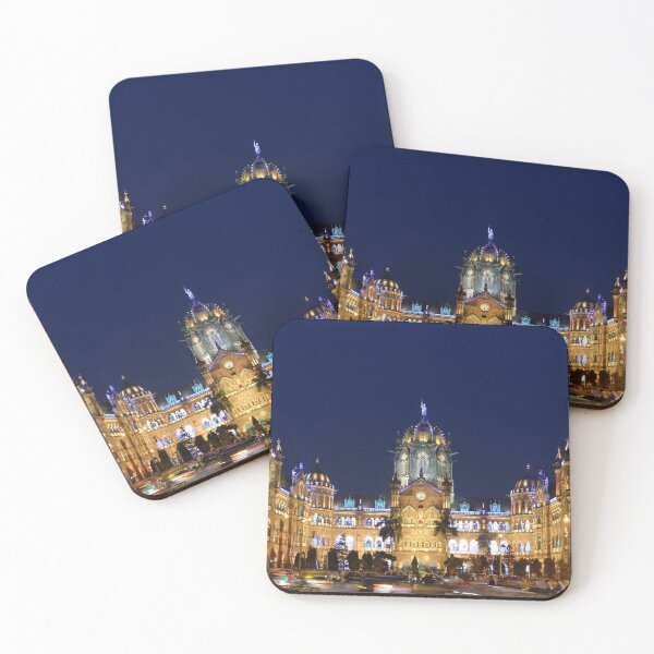 Item preview, Victoria Terminus illuminated, now CSMT (VT) station image on custom printed gifts. designed and sold by CameraDesign.