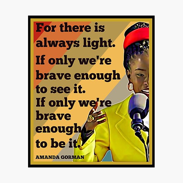 Item preview, Amanda Gorman - There is always Light designed and sold by CMonica73.