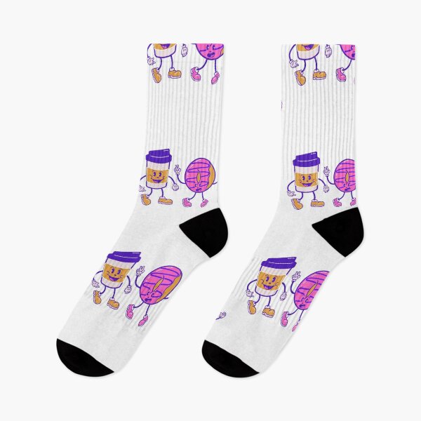 Item preview,  Coffee addict and Donuts caffeine lover theme gifts (in white) designed and sold by RebelliousRosee.