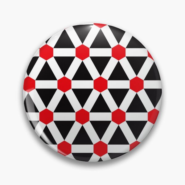 Item preview, Geometric Pattern 185 (red hexagons) designed and sold by Geometric Patterns.