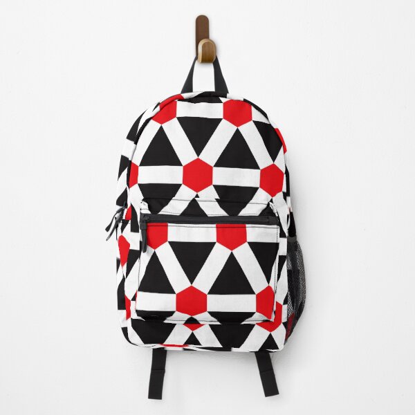 Item preview, Geometric Pattern 185 (red hexagons) designed and sold by Geometric Patterns.