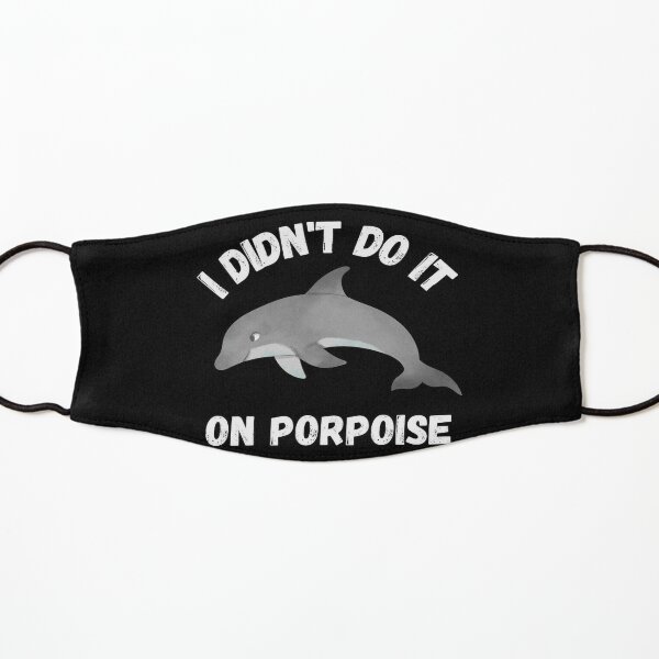 I didn't do it on porpoise  Kids Mask