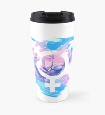 Trans Pride Dragon Travel Mug