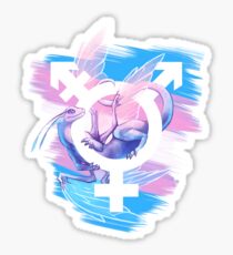 Trans-Stolz-Drache Sticker