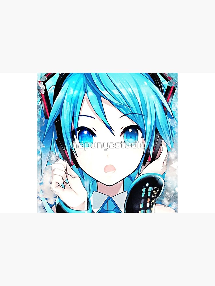 Hatsune Miku Laptop Sleeve For Sale By Napunyastudio Redbubble