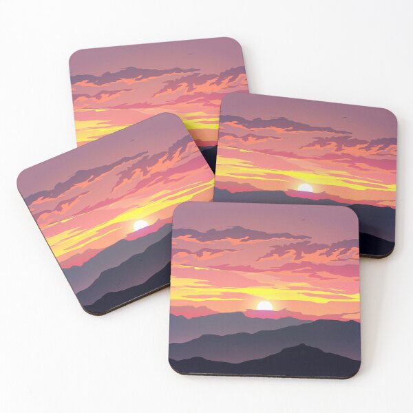 Item preview, Hand Draw Mountain Landscape Art designed and sold by JTS STORE.