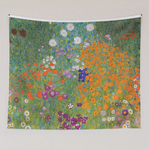 Item preview, Cottage Garden - Bauerngarten by Gustav Klimt - Art Nouveau Symbolism designed and sold by Bebichic.