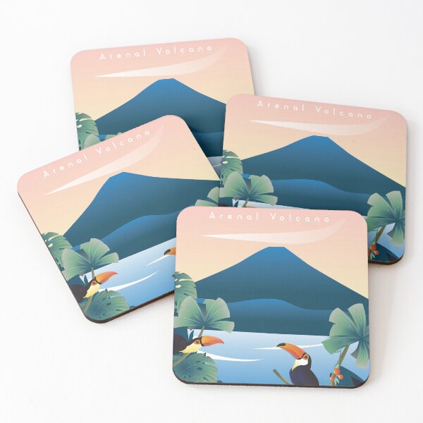 Item preview, Costa Rica travel poster designed and sold by Arctic frame studio.