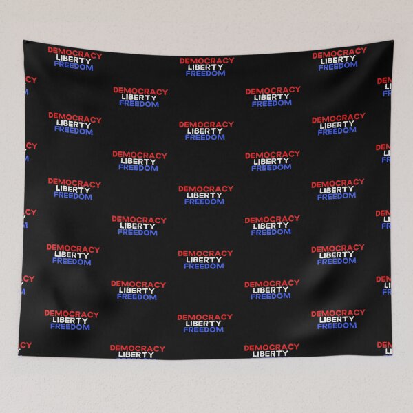 Item preview, Democracy, Liberty, Freedom - Quote designed and sold by Zentropik.