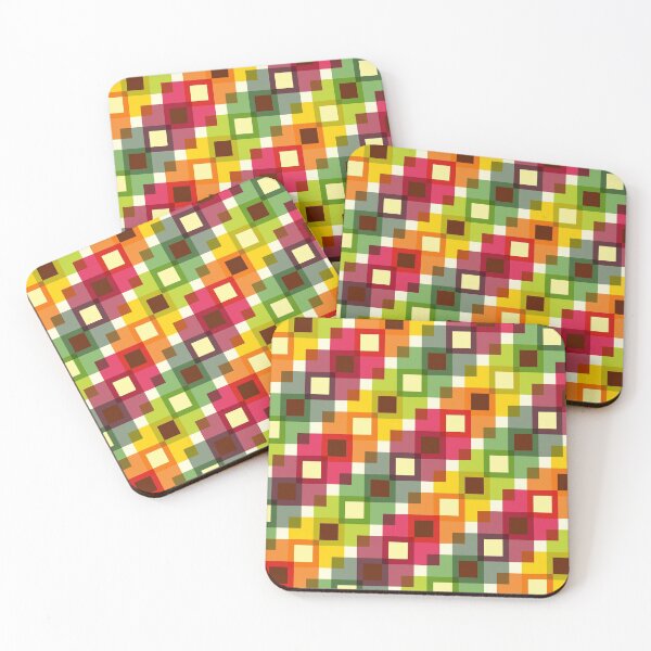 Item preview, Geometric Pattern 227 (color squares) designed and sold by Geometric Patterns.