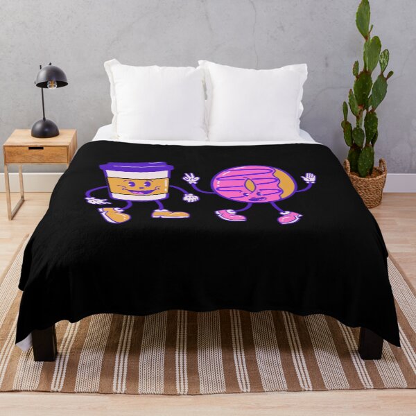 Item preview, Coffee addict and Donuts caffeine lover theme gifts (in black) designed and sold by RebelliousRosee.