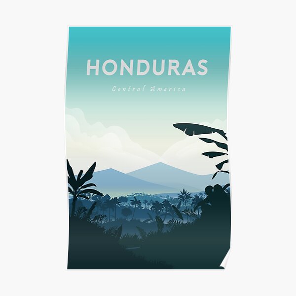 Cartel de viaje de Honduras Póster