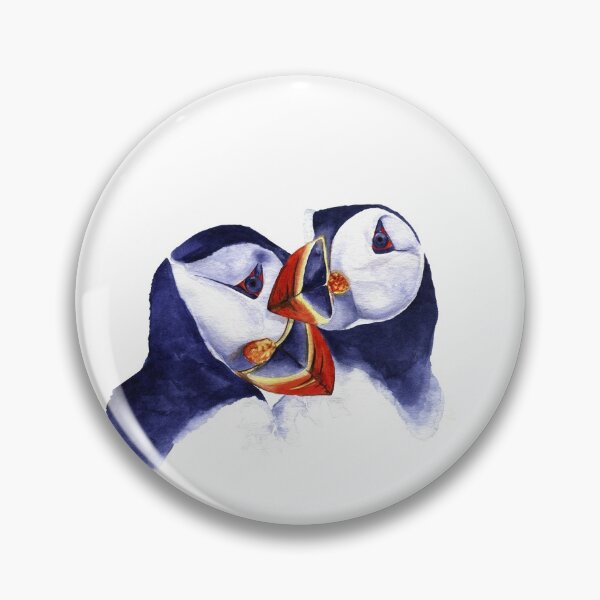 Item preview, Puffins Couple Snuggling designed and sold by MemoryMakers.