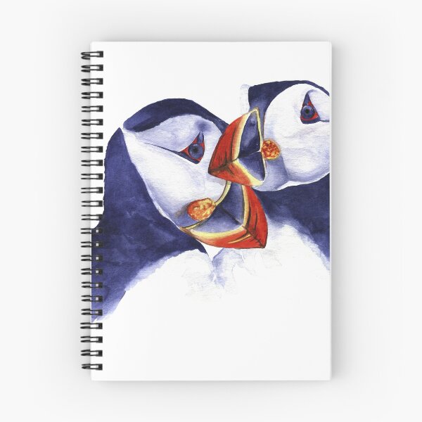 Item preview, Puffins Couple Snuggling designed and sold by MemoryMakers.