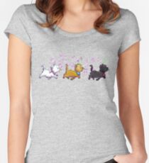 Kitten Trio Women's Fitted Scoop T-Shirt