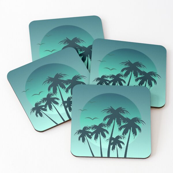 Item preview, Miami Vibes - Palm Tree Sunset  designed and sold by TreacleMustard.