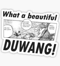 What a Beautiful Duwang! - Jojo's Bizarre Adventure Sticker