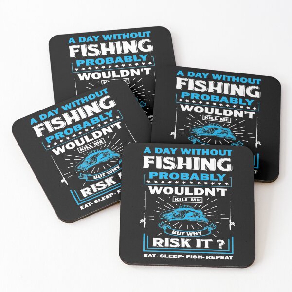 Item preview, A Day Without Fishing Funny Fishing Humour  designed and sold by Tatt-Hooligans.