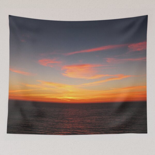 Item preview, Decorative Romantic ocean sunset - nature lover gift designed and sold by hyggekrog.