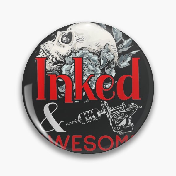 Item preview, Inked And Awesome Tattoo Artist Machine Inked Skin Beards designed and sold by CatherineRogers.