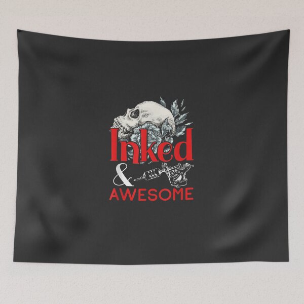 Item preview, Inked And Awesome Tattoo Artist Machine Inked Skin Beards designed and sold by CatherineRogers.