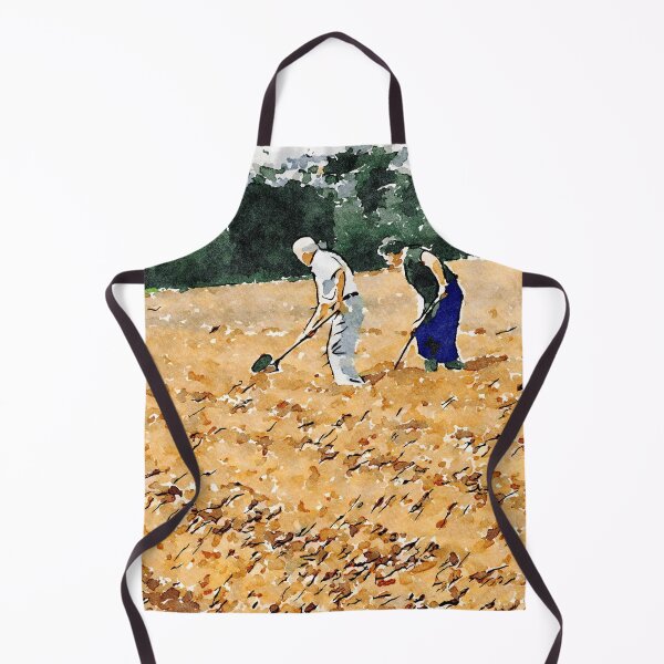 Item preview, Hortus Conclusus: two peasants at work in the plowed field designed and sold by Giuseppe Cocco.