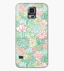 Succulent Sketches Case/Skin for Samsung Galaxy